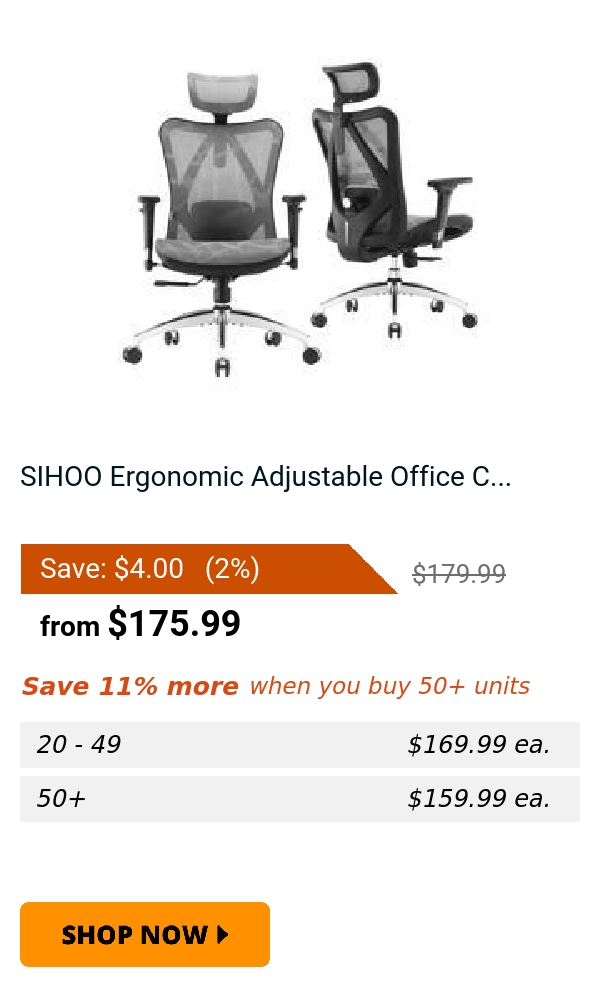 SIHOO Ergonomic Adjustable Office C...