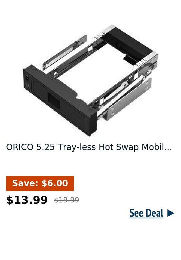 ORICO 5.25 Tray-less Hot Swap Mobil...