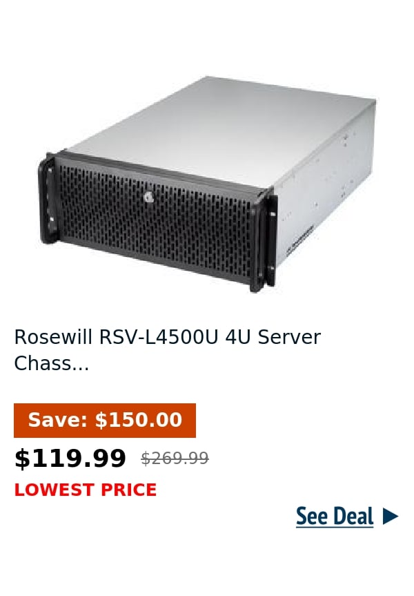 Rosewill RSV-L4500U 4U Server Chass...