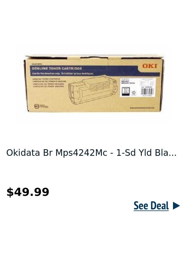 Okidata Br Mps4242Mc - 1-Sd Yld Bla...