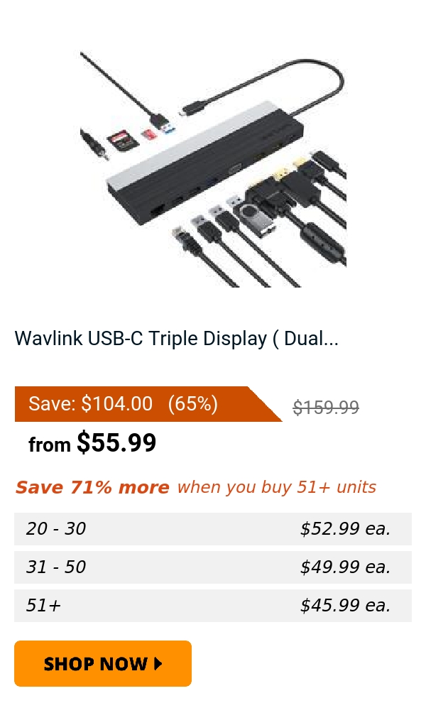 Wavlink USB-C Triple Display ( Dual...