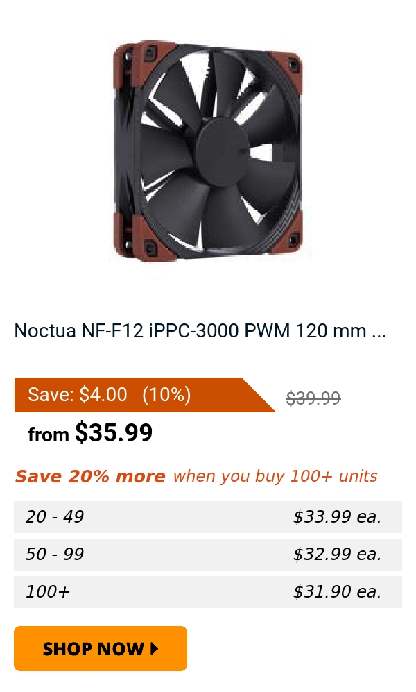 Noctua NF-F12 iPPC-3000 PWM 120 mm ...