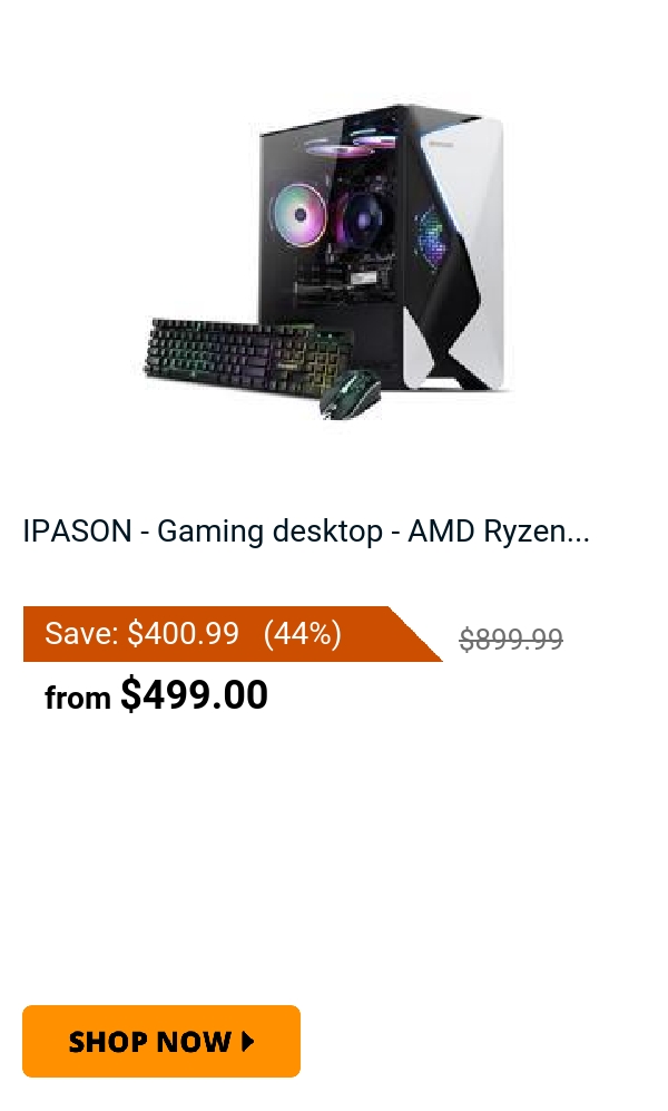 IPASON - Gaming desktop - AMD Ryzen...