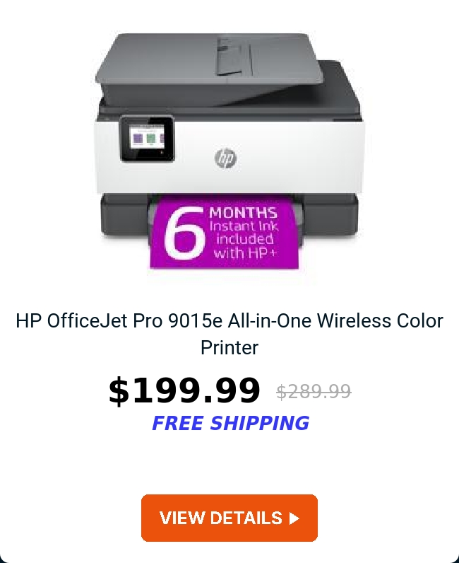 HP OfficeJet Pro 9015e All-in-One Wireless Color Printer 