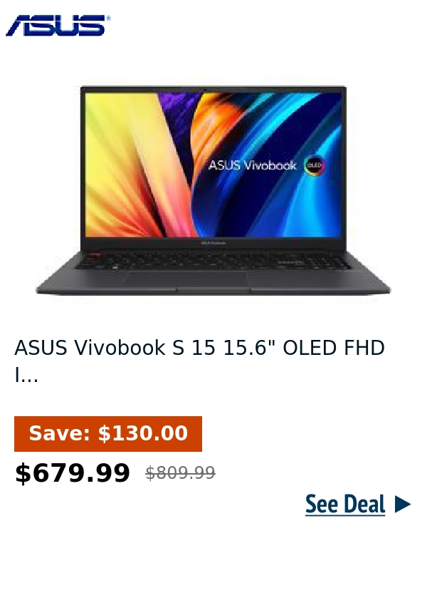 ASUS Vivobook S 15 15.6