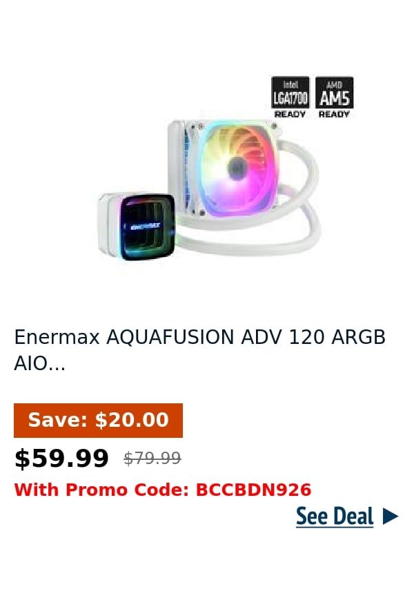 Enermax AQUAFUSION ADV 120 ARGB AIO...