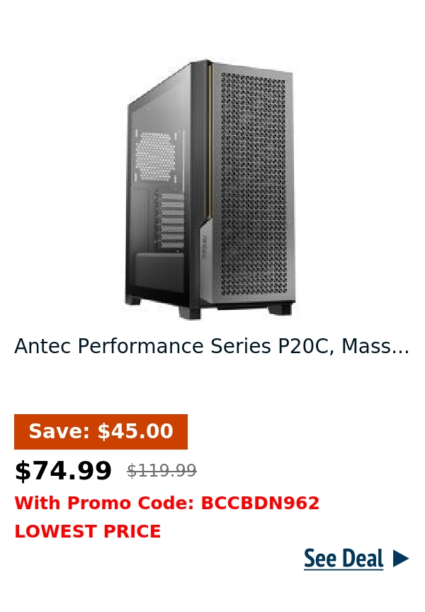 Antec Performance Series P20C, Mass...