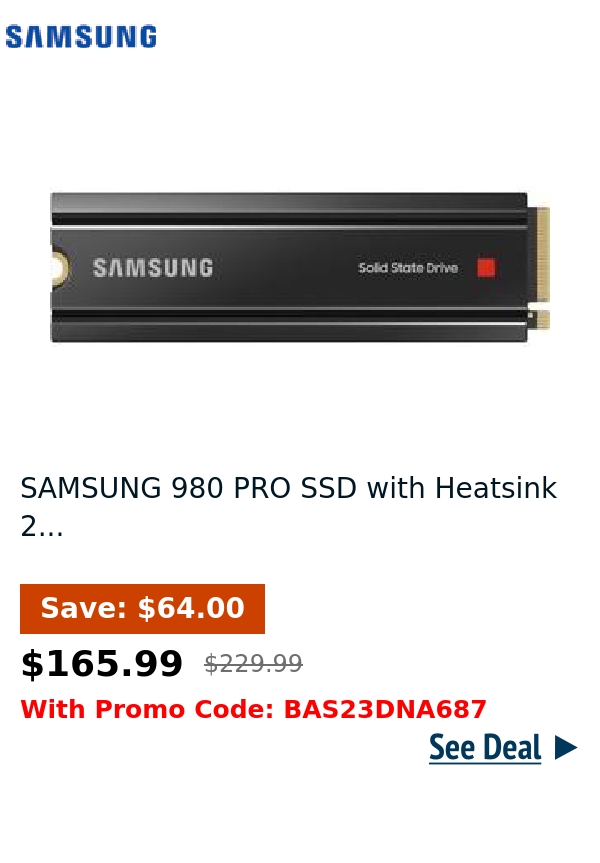SAMSUNG 980 PRO SSD with Heatsink 2...
