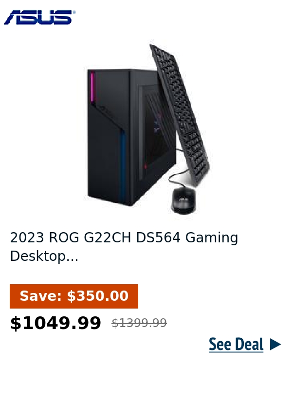 2023 ROG G22CH DS564 Gaming Desktop...