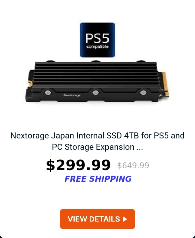 Nextorage Japan Internal SSD 4TB for PS5 and PC Storage Expansion ...