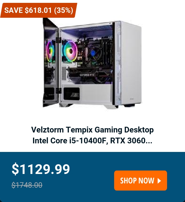 Velztorm Tempix Gaming Desktop 