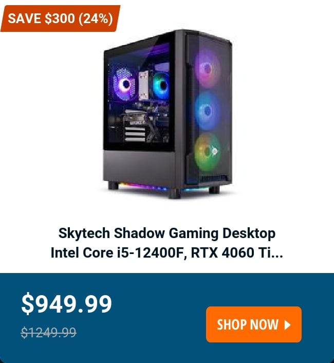 Skytech Shadow Gaming Desktop 