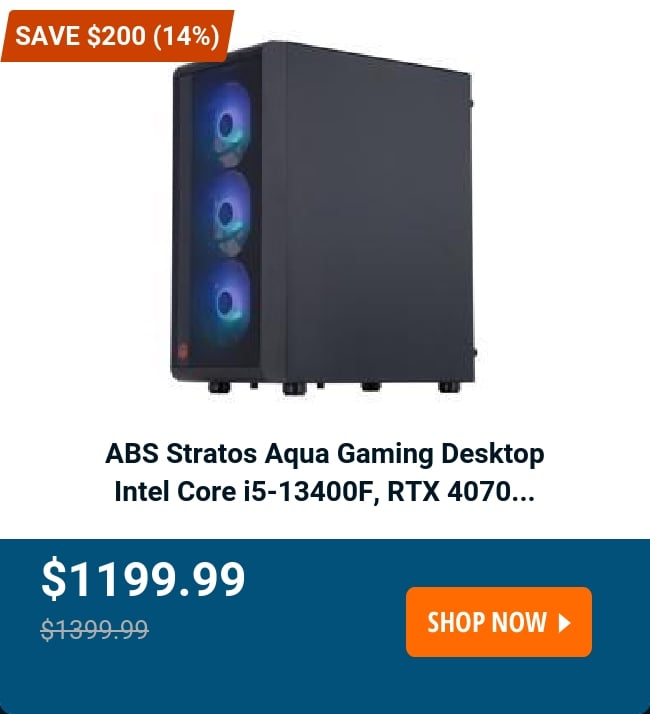 ABS Stratos Aqua Gaming Desktop 