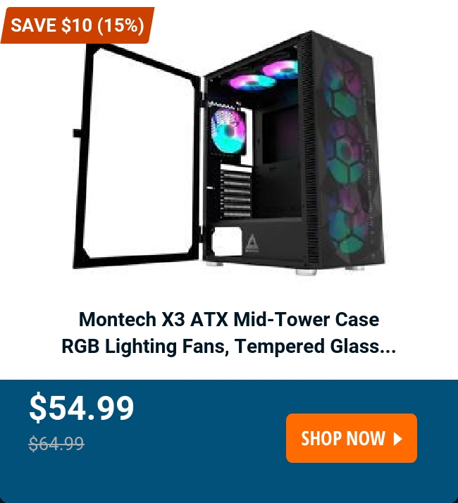 Montech X3 ATX Mid-Tower Case 