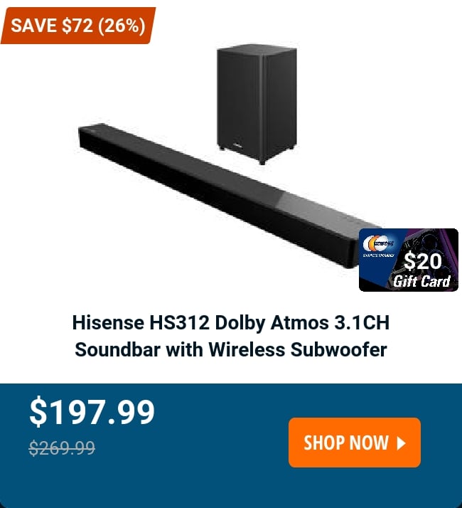 Hisense HS312 Dolby Atmos 3.1CH 