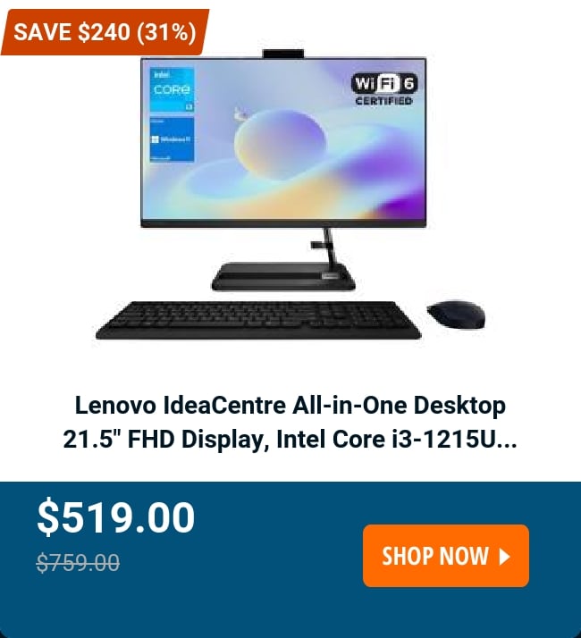 Lenovo IdeaCentre All-in-One Desktop 