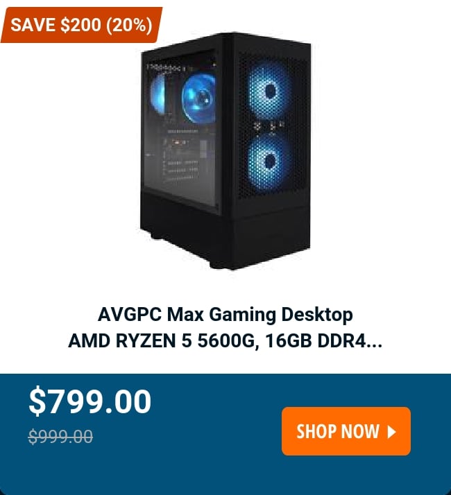 AVGPC Max Gaming Desktop 