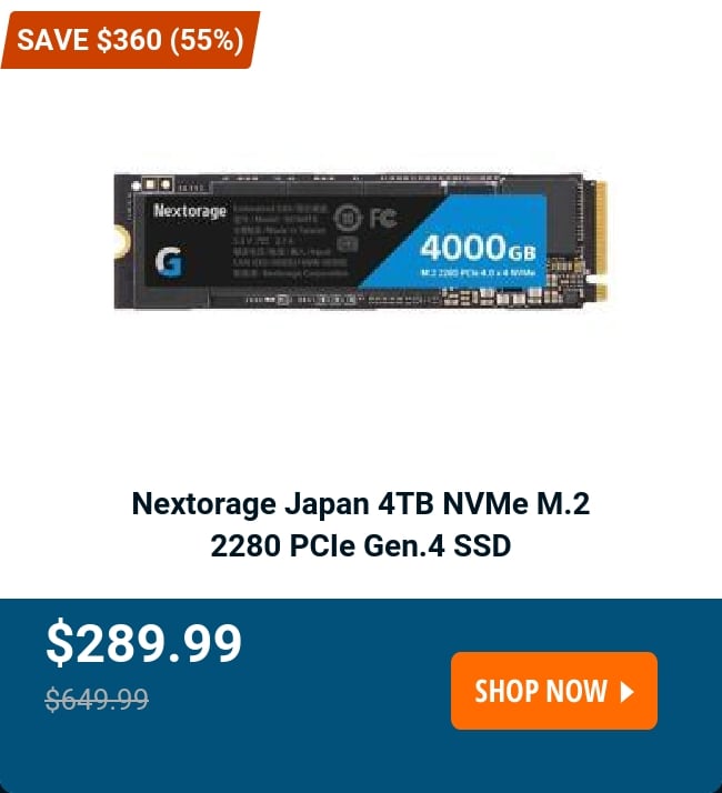 Nextorage Japan 4TB NVMe M.2 