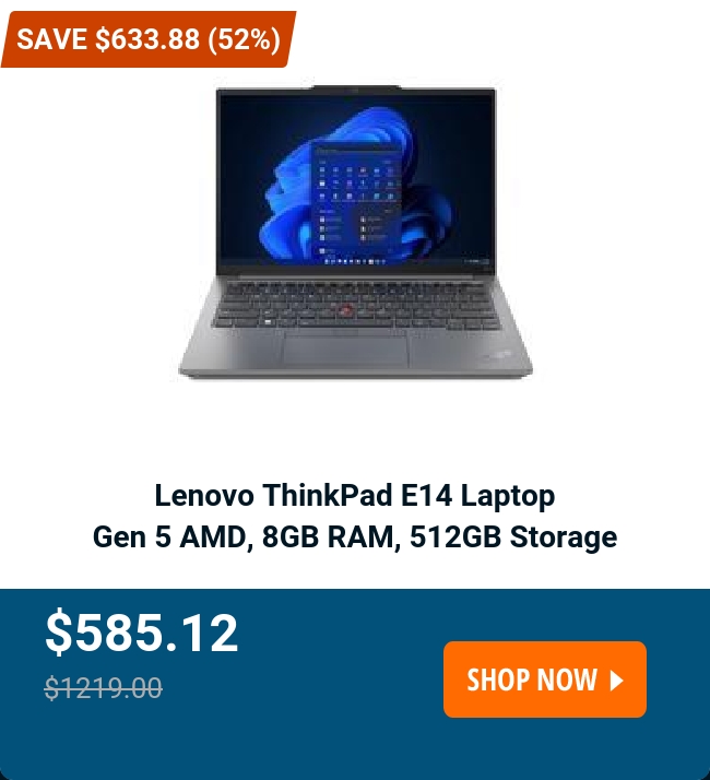 Lenovo ThinkPad E14 Laptop 