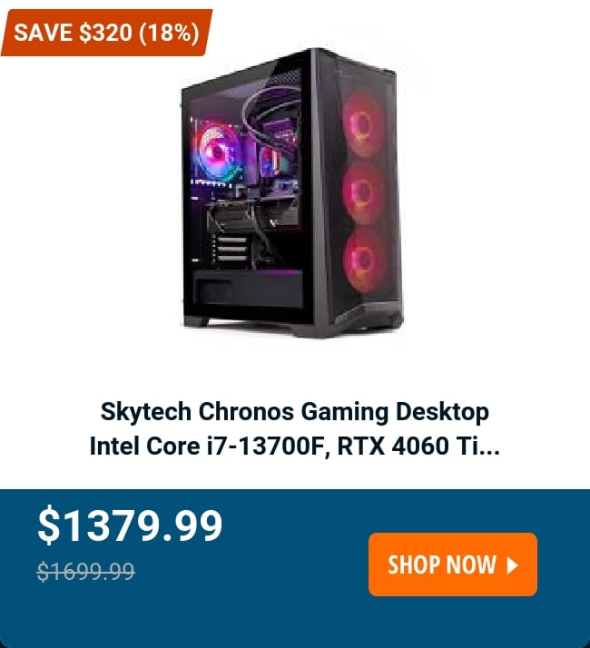 Skytech Chronos Gaming Desktop 