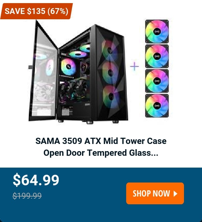 SAMA 3509 ATX Mid Tower Case 