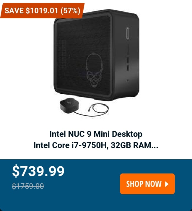 Intel NUC 9 Mini Desktop 