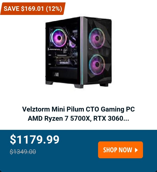 Velztorm Mini Pilum CTO Gaming PC 