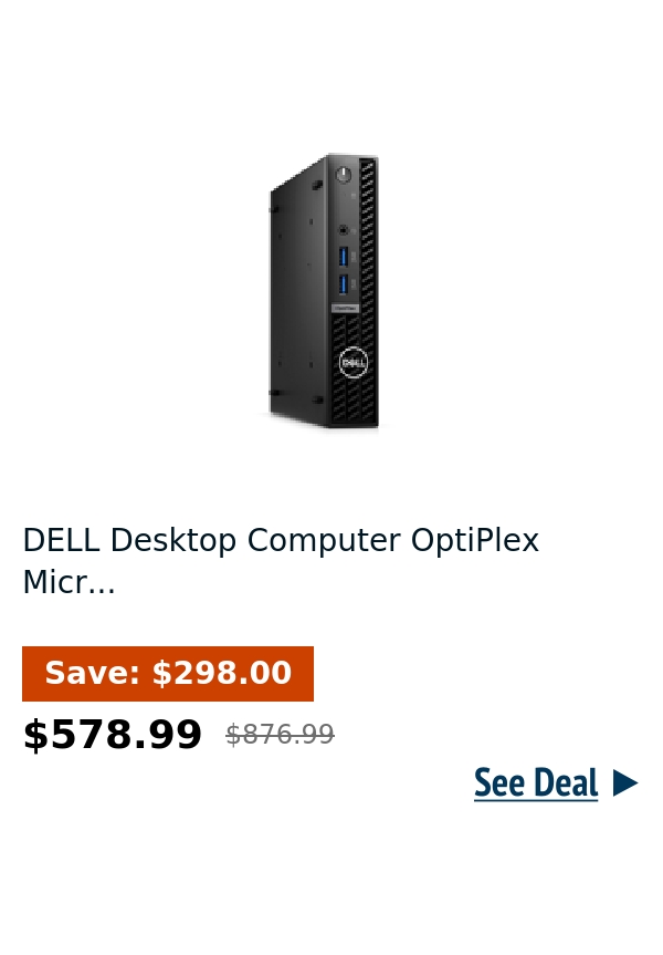 DELL Desktop Computer OptiPlex Micr...