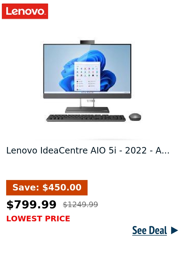 Lenovo IdeaCentre AIO 5i - 2022 - A...