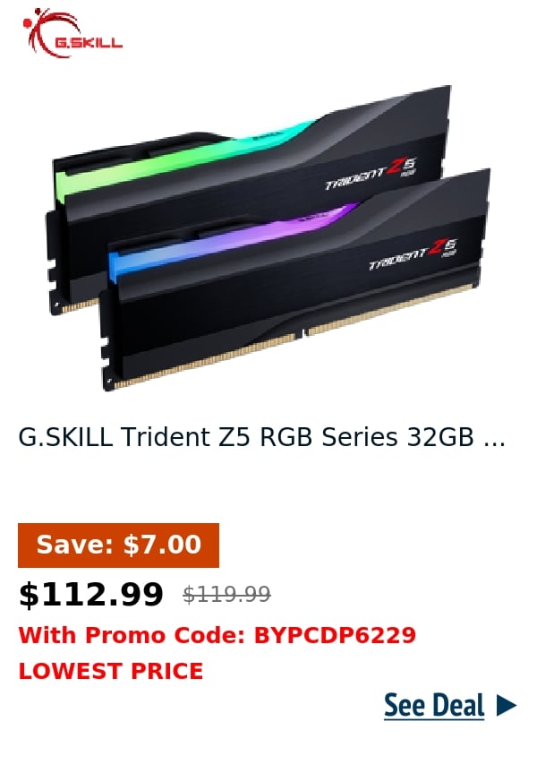 G.SKILL Trident Z5 RGB Series 32GB ...