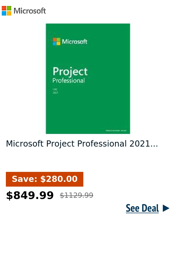 Microsoft Project Professional 2021...