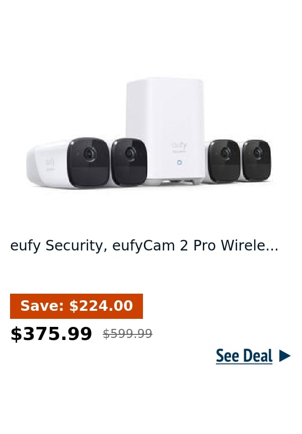 eufy Security, eufyCam 2 Pro Wirele...