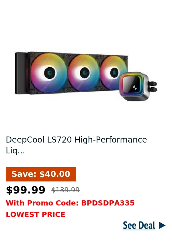 DeepCool LS720 High-Performance Liq...