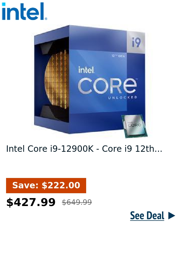 Intel Core i9-12900K - Core i9 12th...