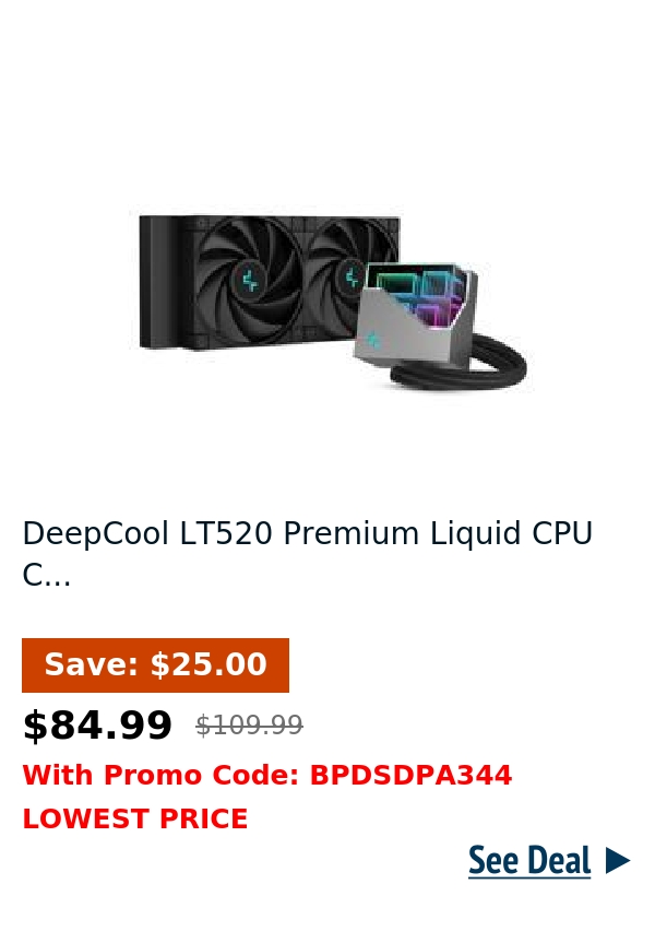 DeepCool LT520 Premium Liquid CPU C...