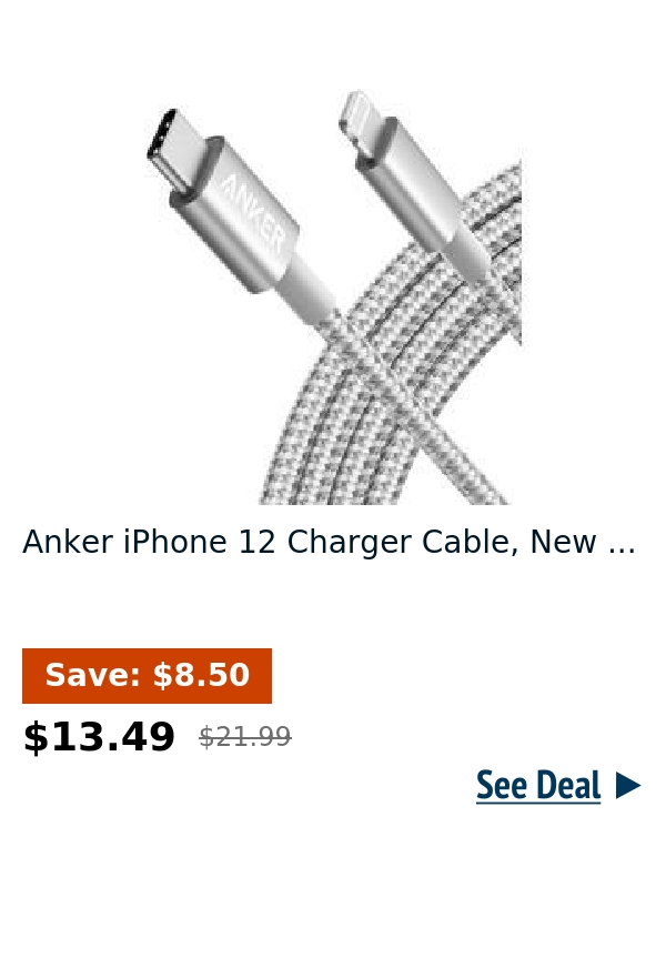 Anker iPhone 12 Charger Cable, New ...