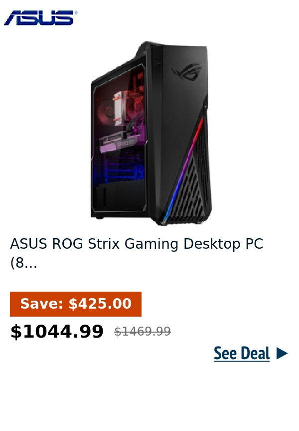 ASUS ROG Strix Gaming Desktop PC (8...