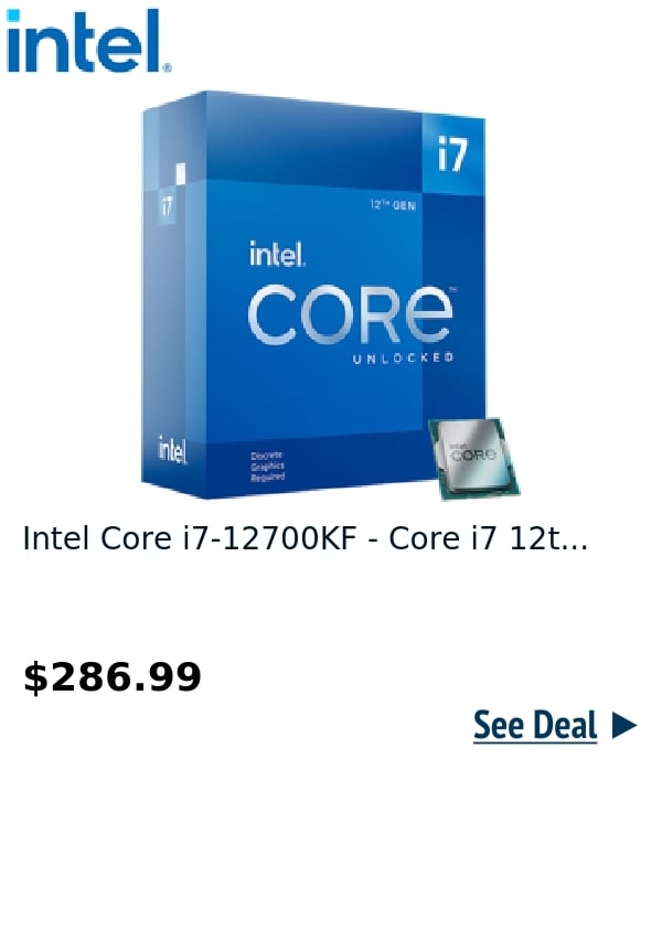 Intel Core i7-12700KF - Core i7 12t...
