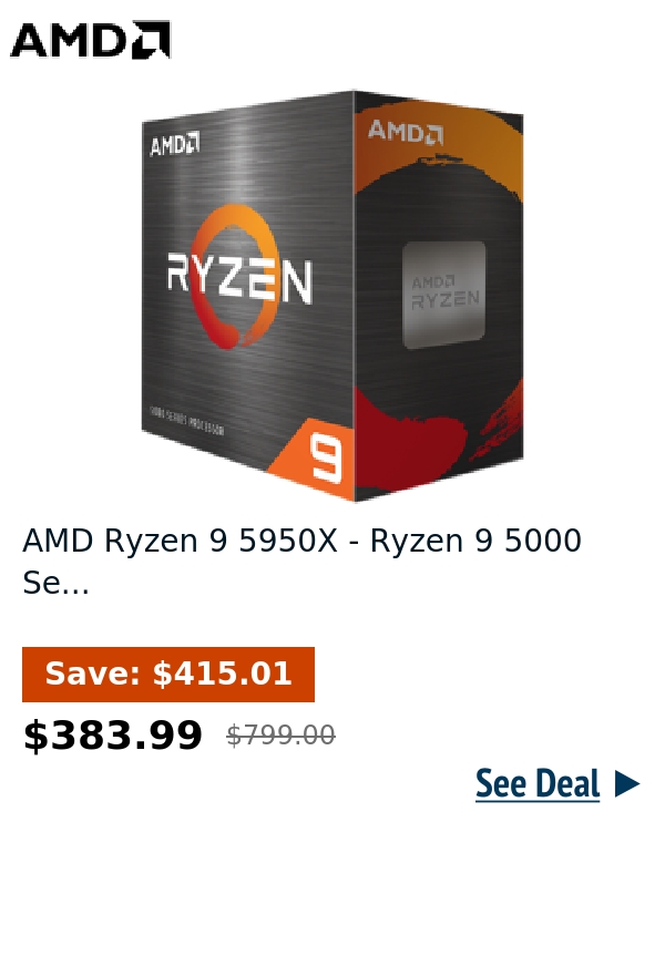 AMD Ryzen 9 5950X - Ryzen 9 5000 Se...