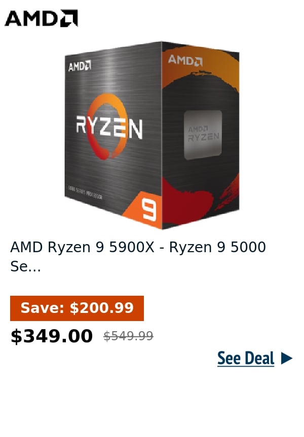 AMD Ryzen 9 5900X - Ryzen 9 5000 Se...