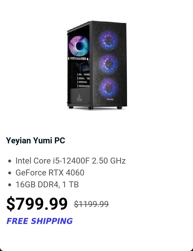 Yeyian Yumi PC 