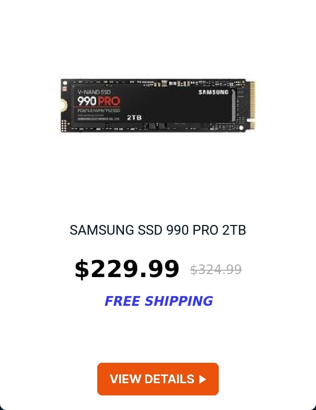 SAMSUNG SSD 990 PRO 2TB 