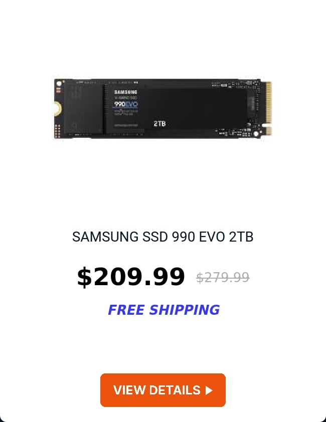 SAMSUNG SSD 990 EVO 2TB 