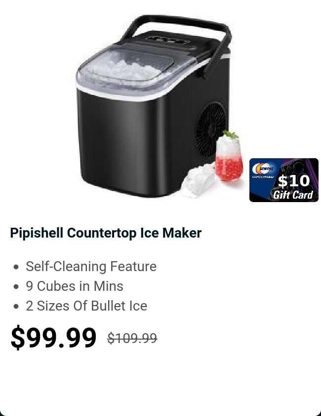 Pipishell Countertop Ice Maker 