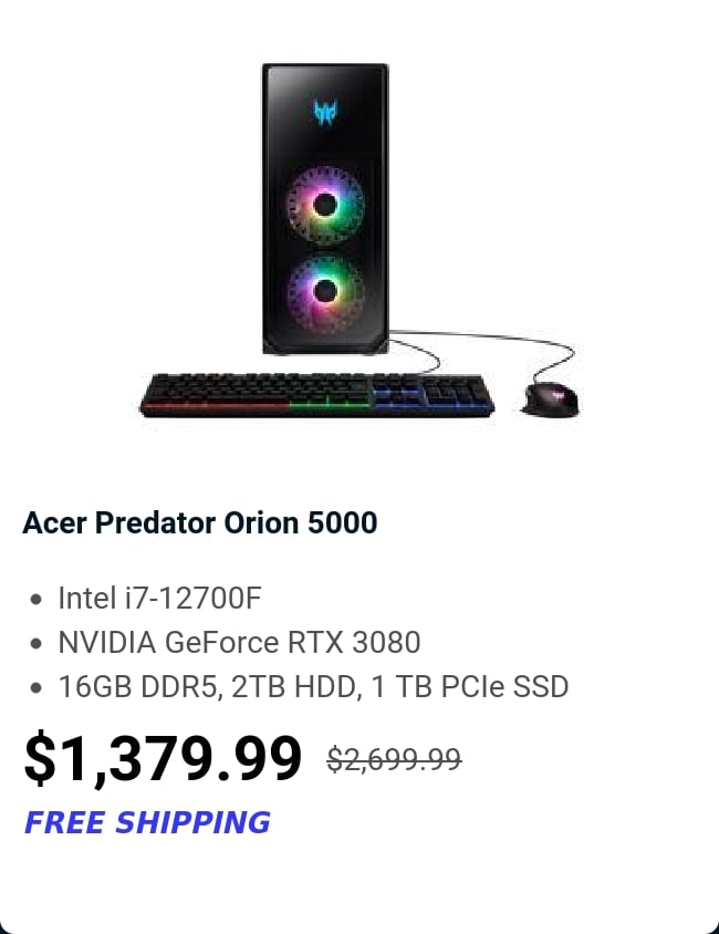 Acer Predator Orion 5000 