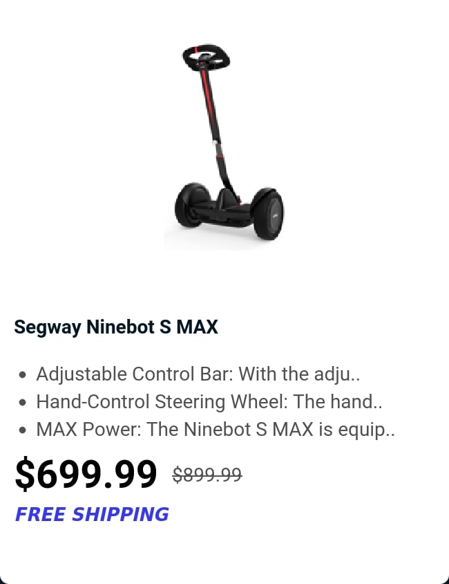 Segway Ninebot S MAX 