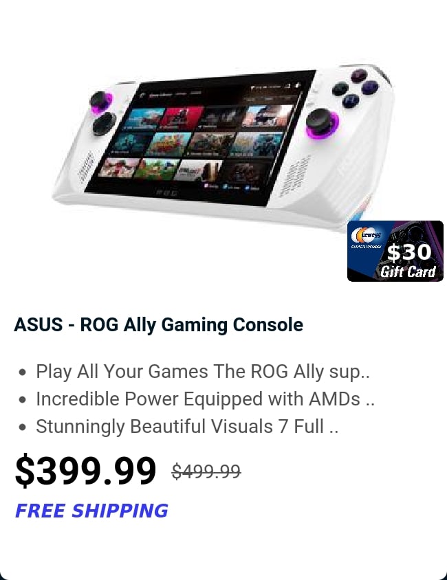 ASUS - ROG Ally Gaming Console 