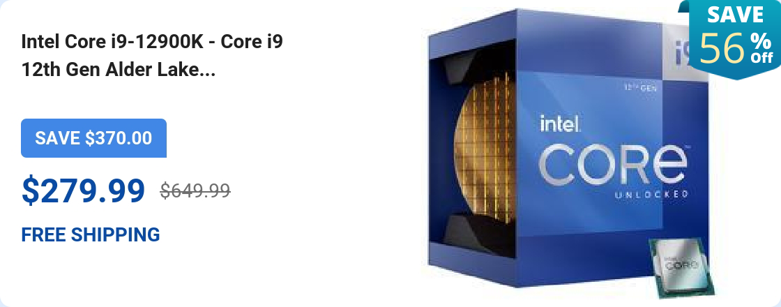 Intel Core i9-12900K - Core i9 12th Gen Alder Lake...