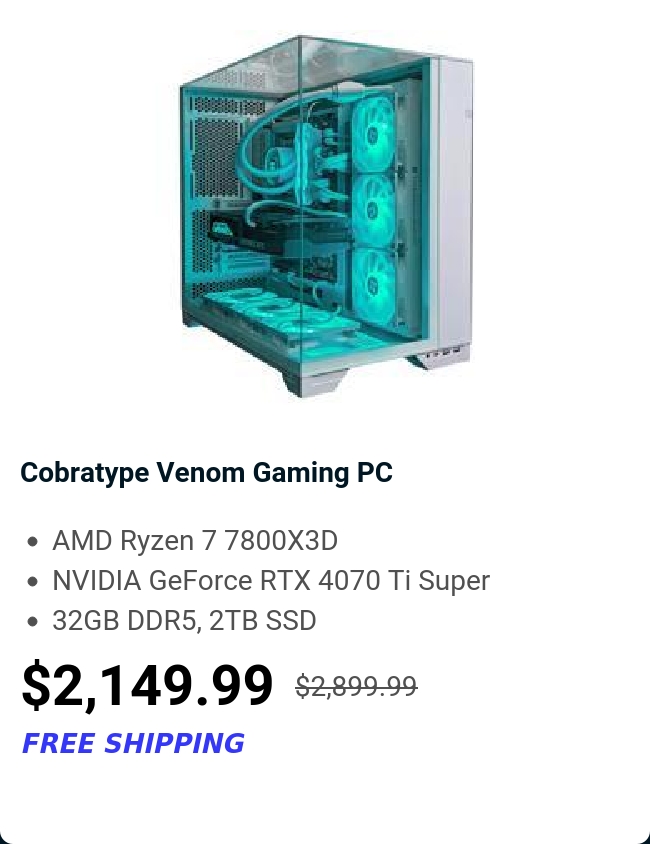 Cobratype Venom Gaming PC 