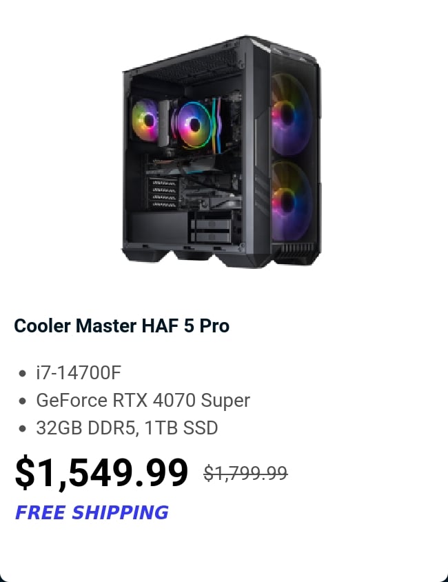 Cooler Master HAF 5 Pro 